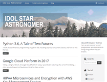 Tablet Screenshot of idolstarastronomer.com